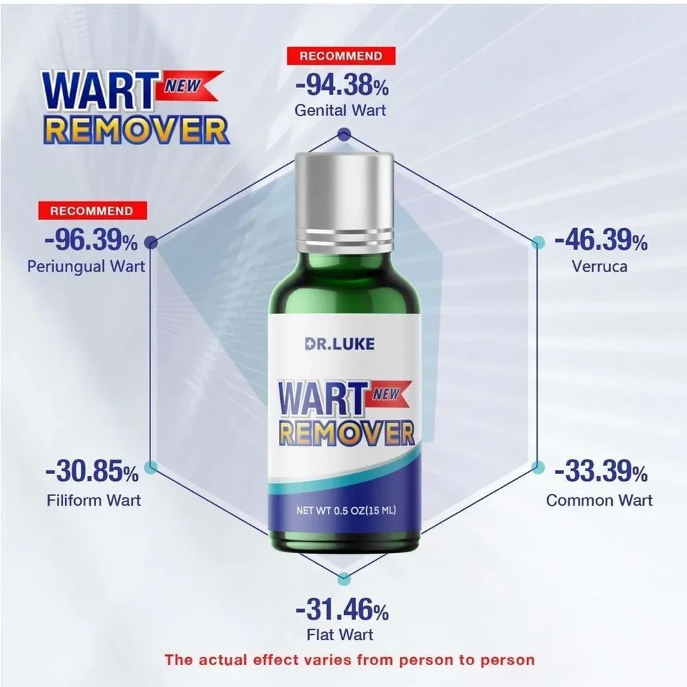 NEW Dr. Luke Liquid Wart Remover Treatment Fast Acting